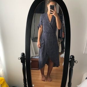 pattern wrap dress | MAKE AN OFFER |